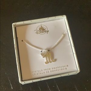 Disney “M” Charm necklace, in box